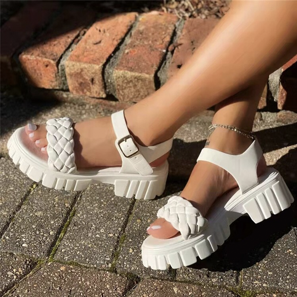 Elegant Women's Leather Sandals