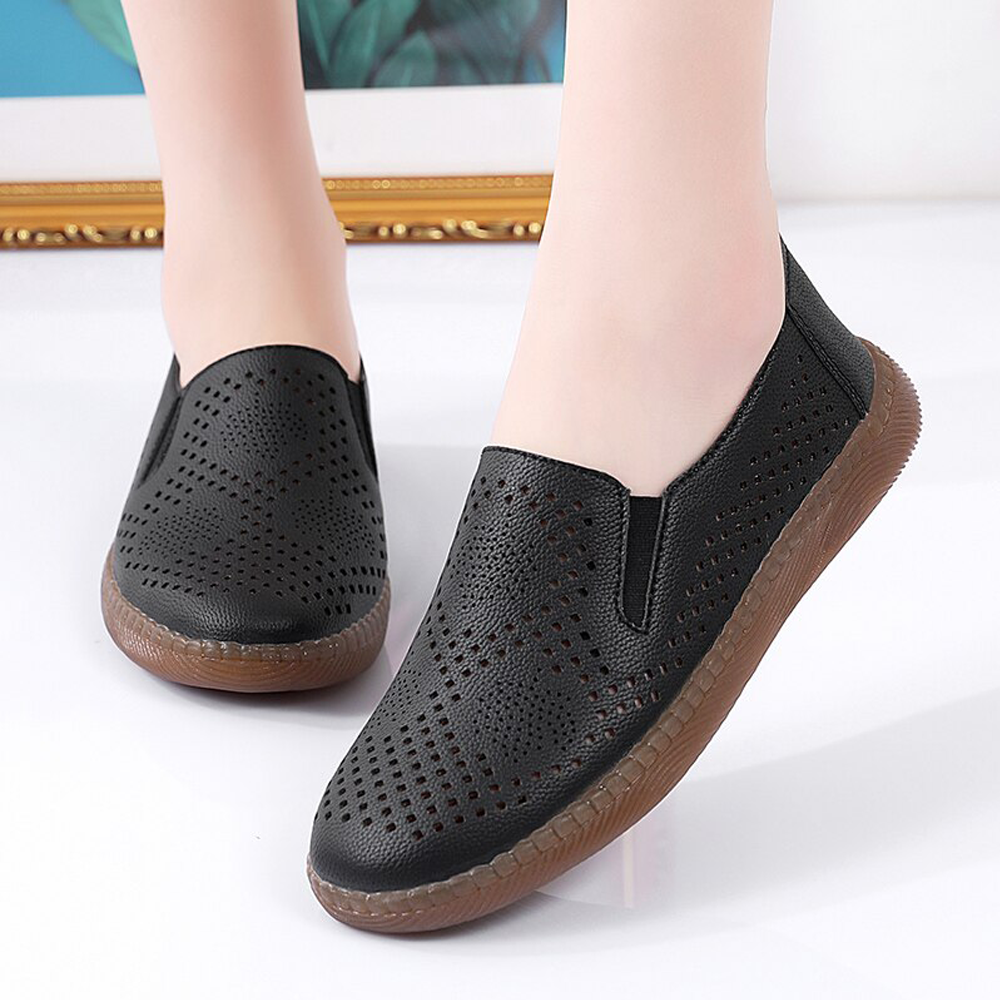 Women Shoes Genuine Leather Flats