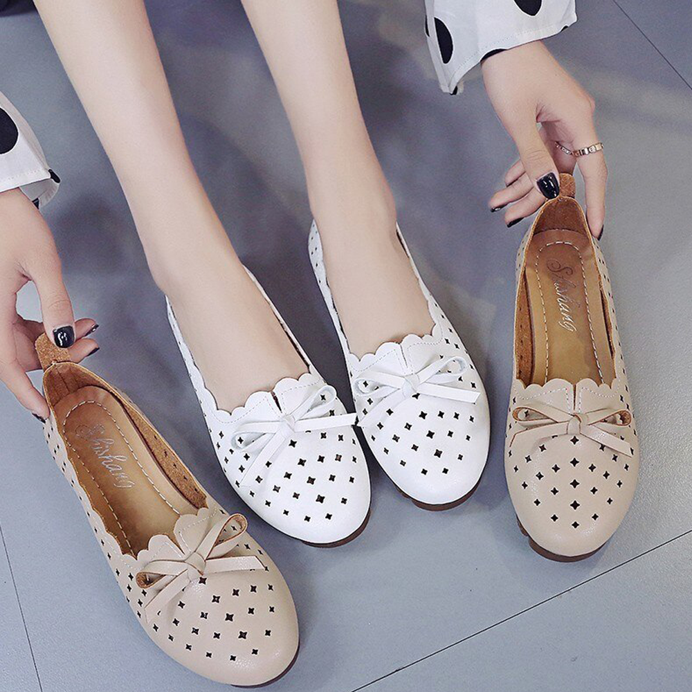 Women's Mesh Bowknot Shoes