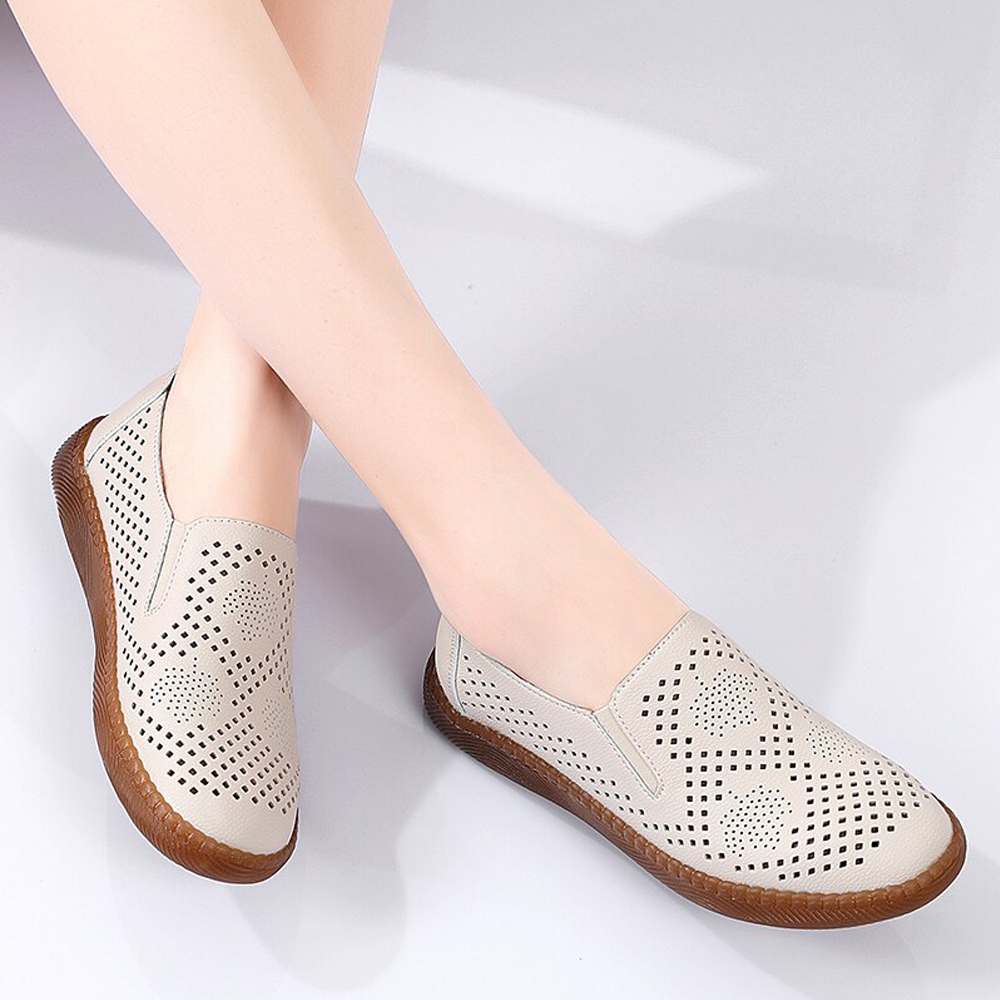 Women Shoes Genuine Leather Flats