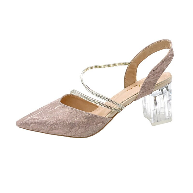 Sequins Shiny Leather Lady Sandals