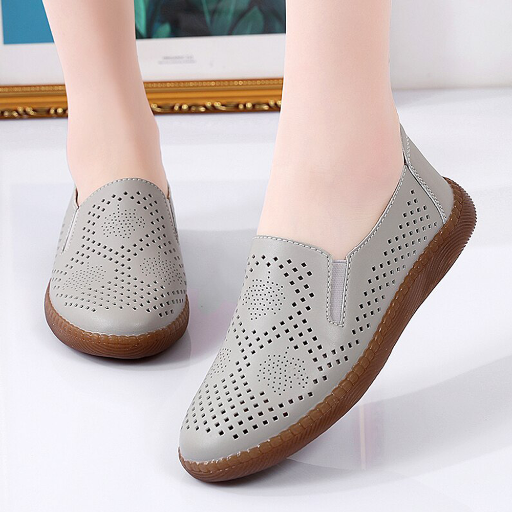 Women Shoes Genuine Leather Flats