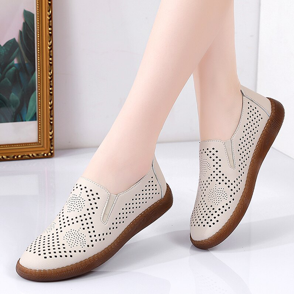 Women Shoes Genuine Leather Flats