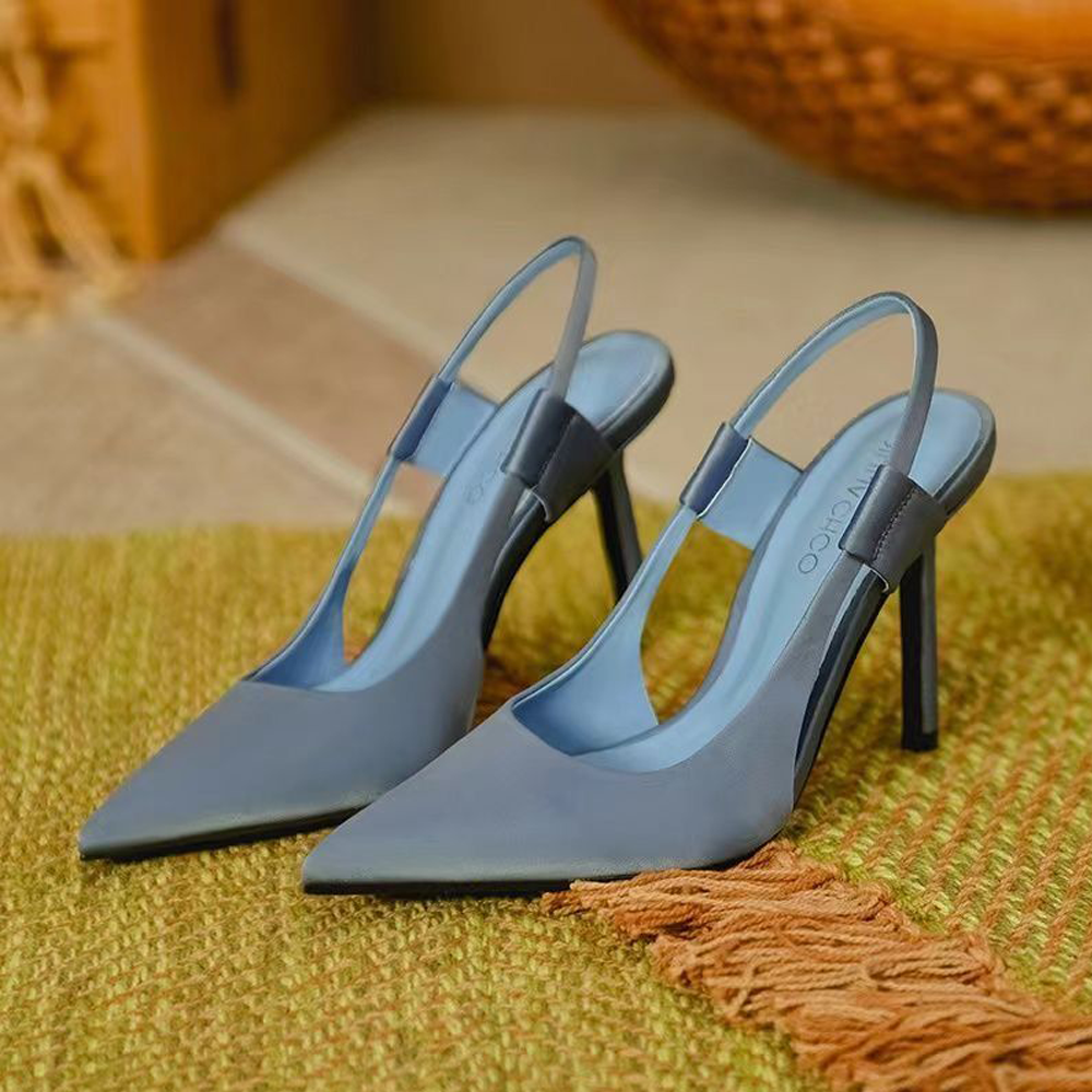 Pointed Toe Slip On Thin High Heels