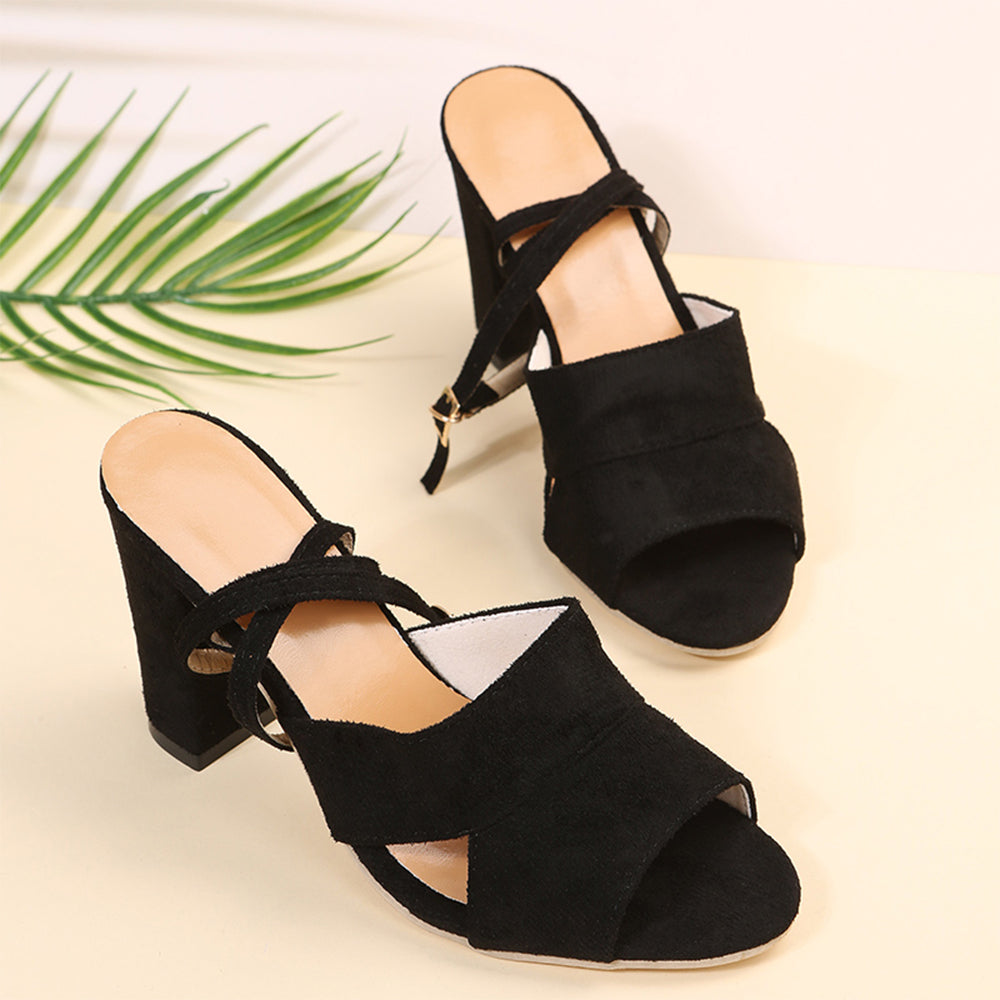 Classic Block Heels Sandals