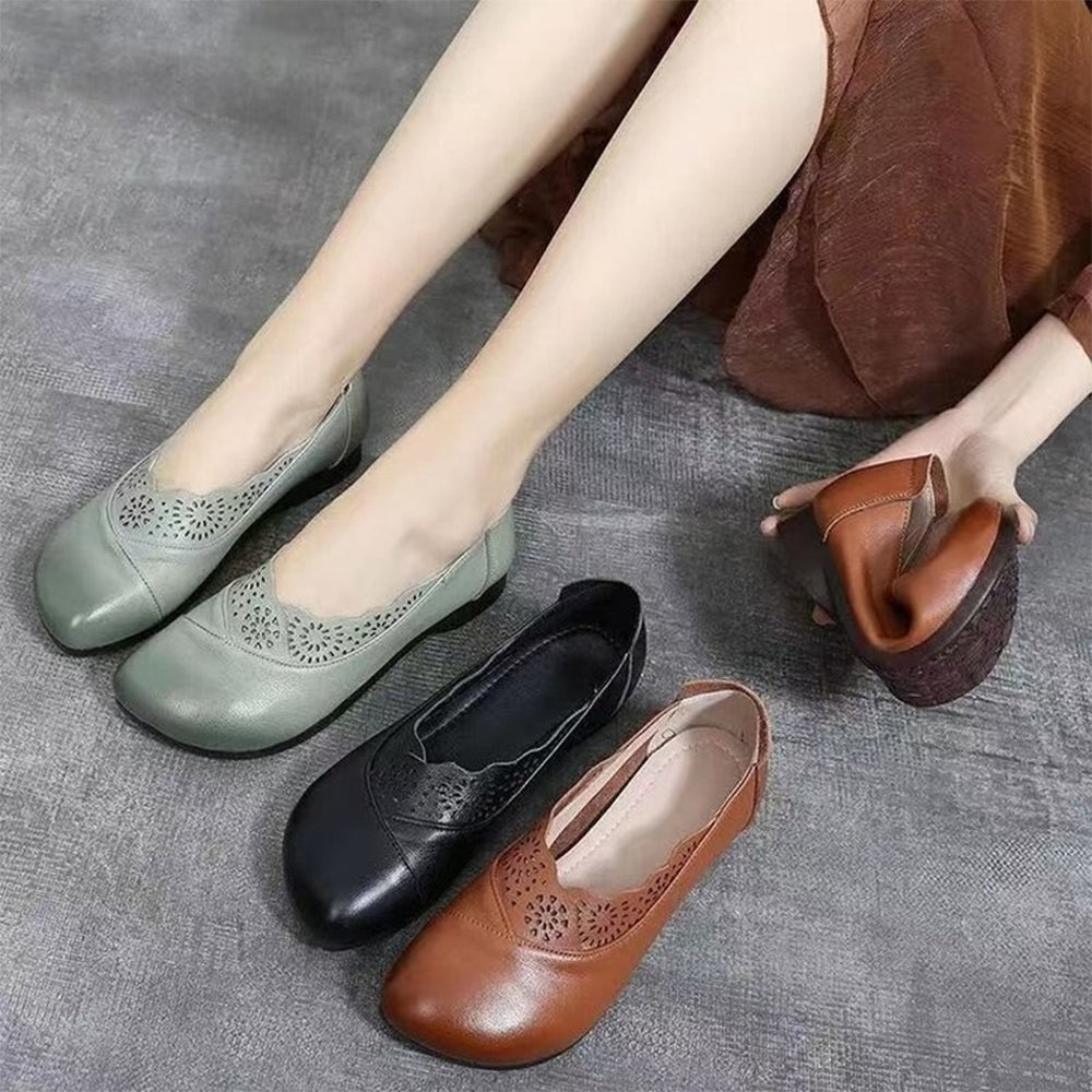 Genuine Leather Loafers For Women