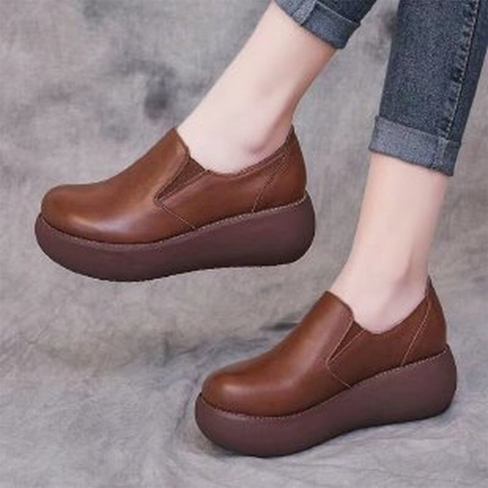 Genuine Leather Retro Shoes