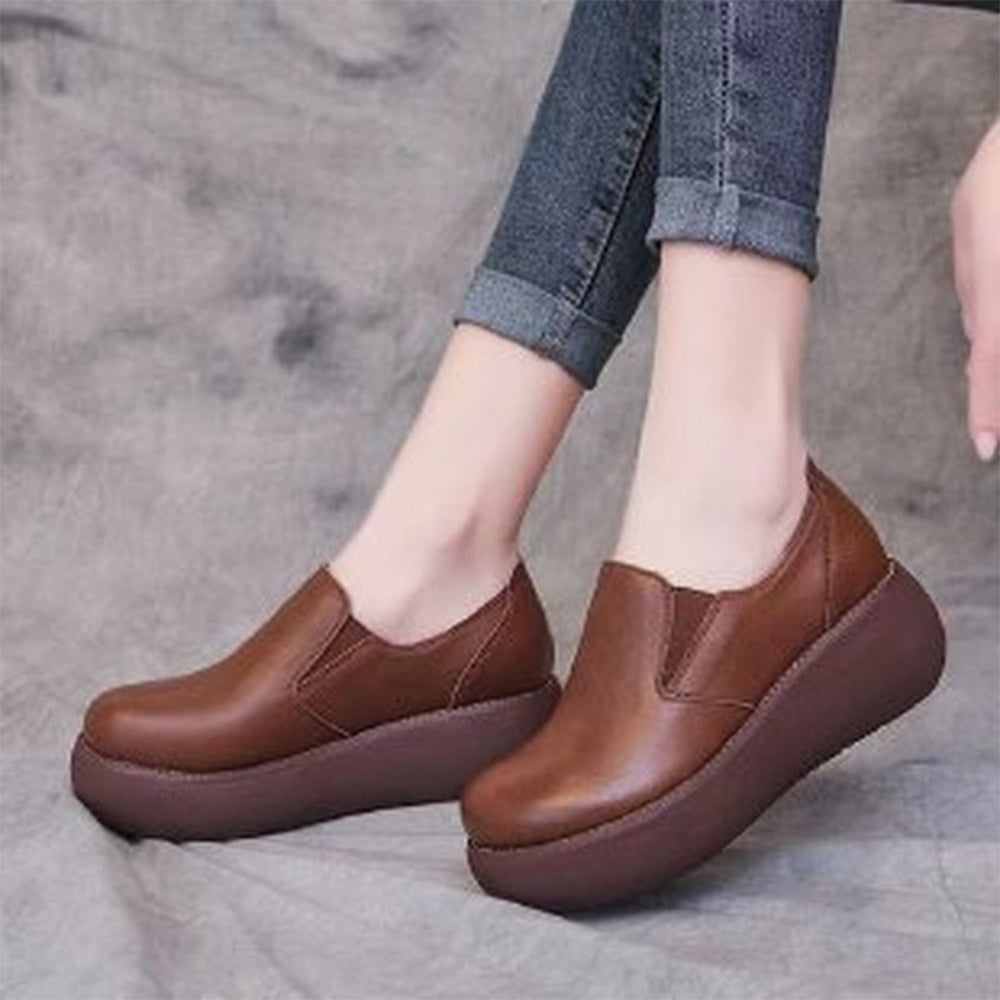 Genuine Leather Retro Shoes