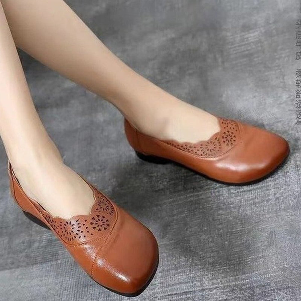 Genuine Leather Loafers For Women