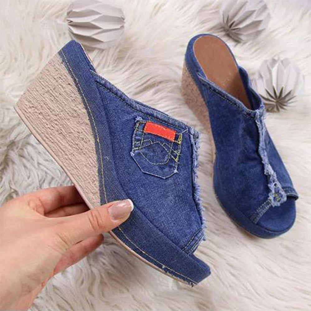 Thick Bottom Slipper Wedges