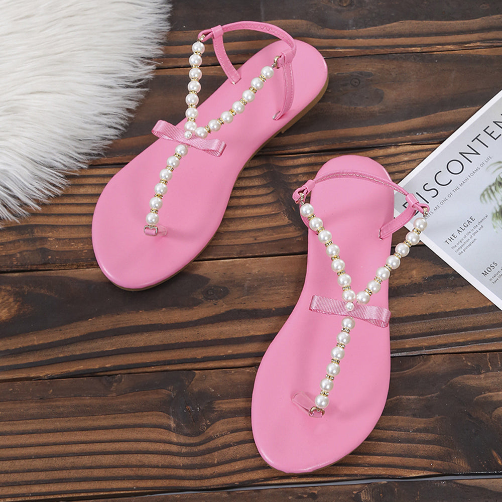 Flat Pearl Sandals