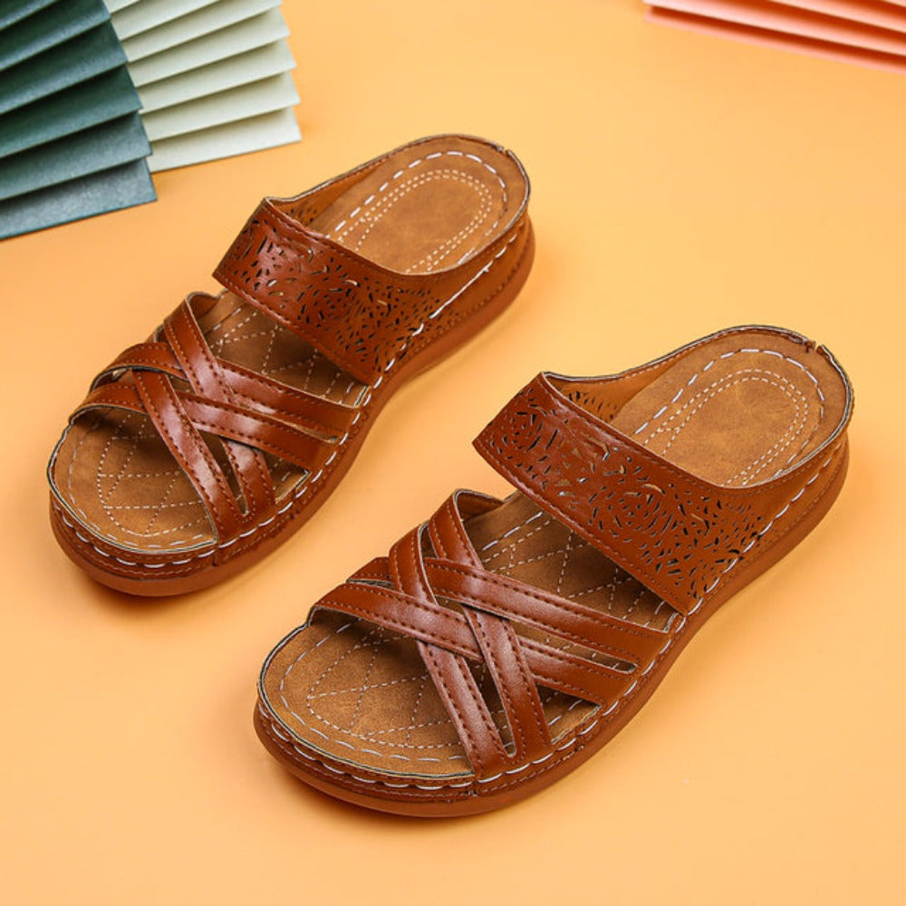 Leather Slippers For Ladies