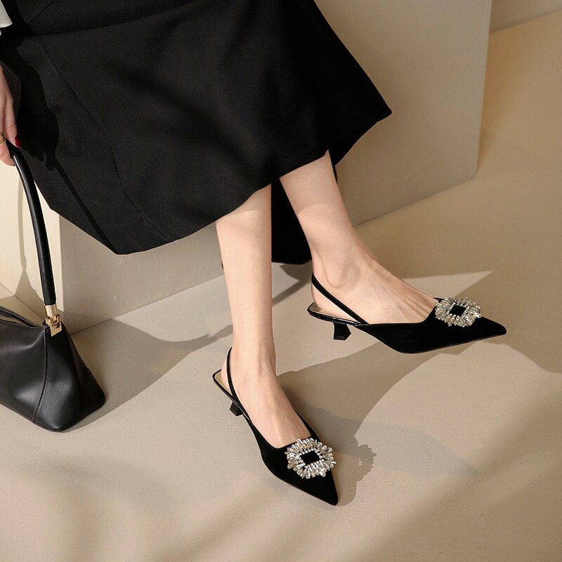 Women's Low Thin Heels