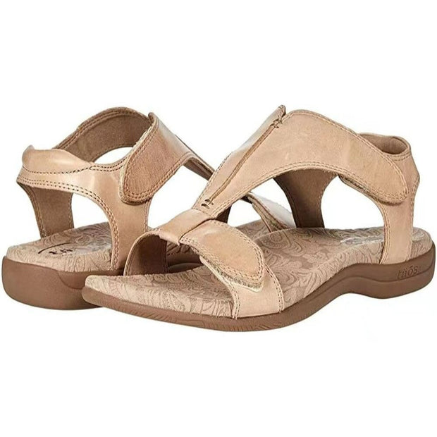 Summer New Fashion Lady College Leather Style Sandals