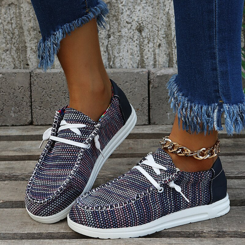 Women's Knitted Mesh Sneakers