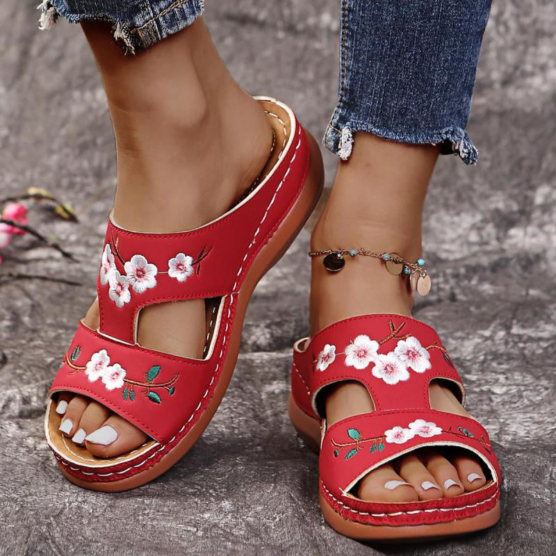 Colorful Flower Comfortable Casual Sandals