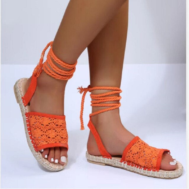 Fisherman Summer Weaves Platform Gladiator Sandals