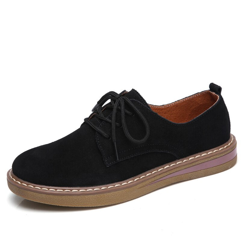 Women's Leather Suede Shoes