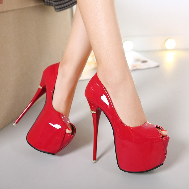 High Metal Heels For Women