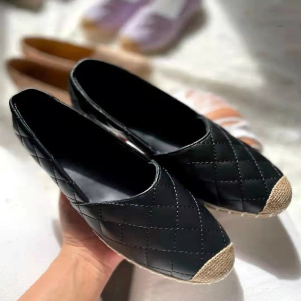 Quality Leather Slip On Flat Shoes