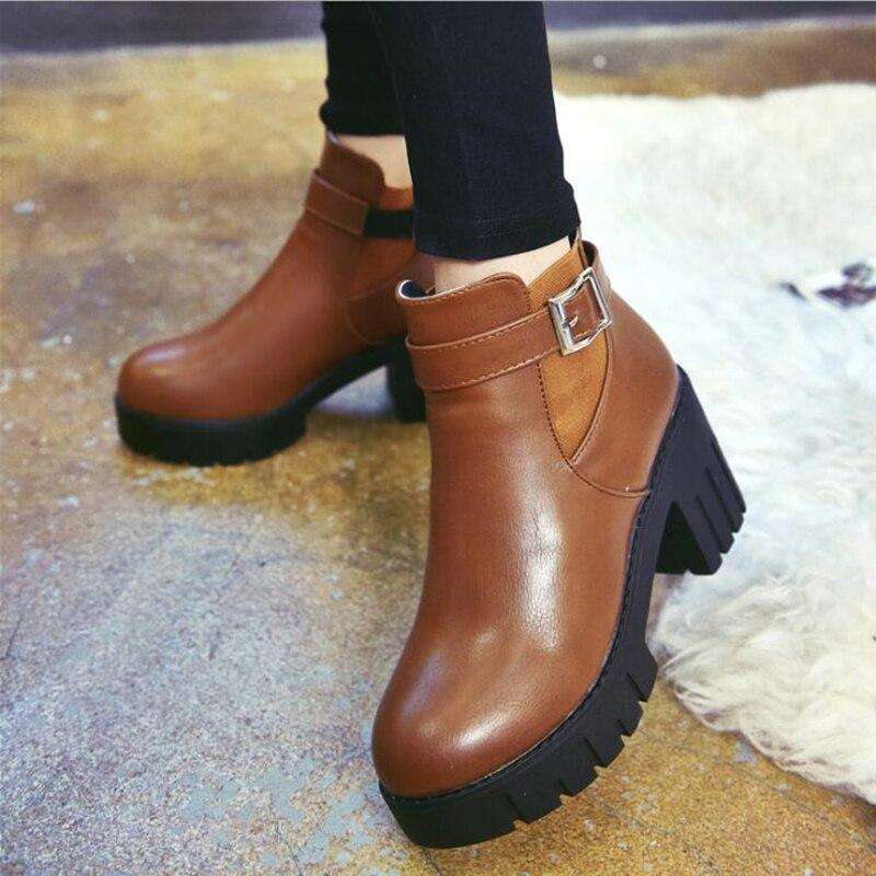 Short Ankle Casual Boots