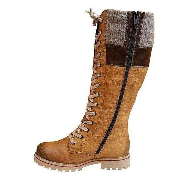 British Mid-calf - Woman Fashion Winter Boots