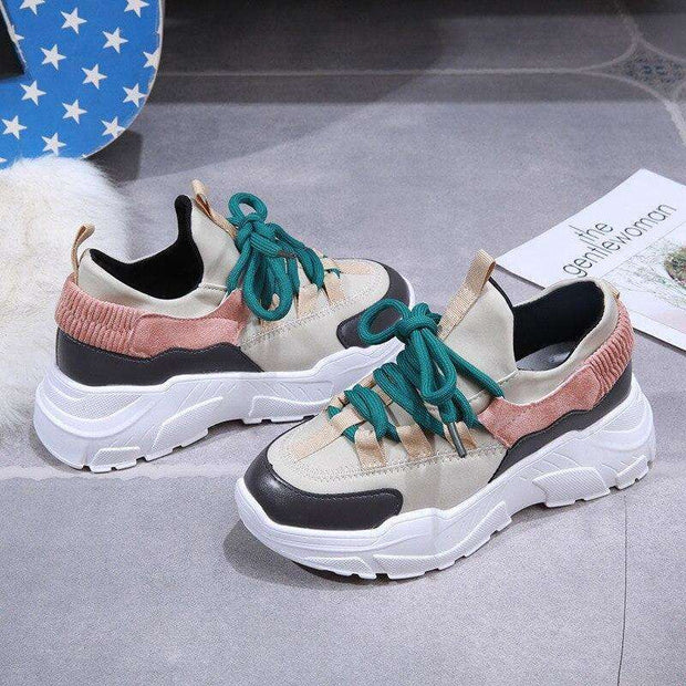 Platform Sneakers - Woman Fashion Spring Boots