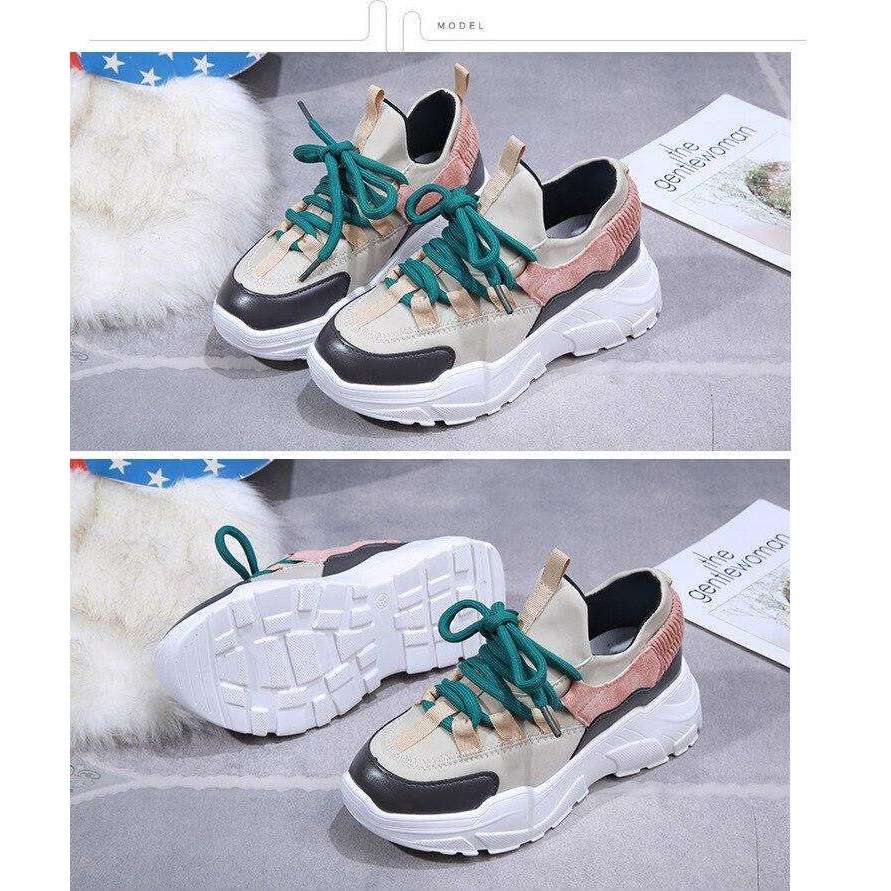 Platform Sneakers - Woman Fashion Spring Boots