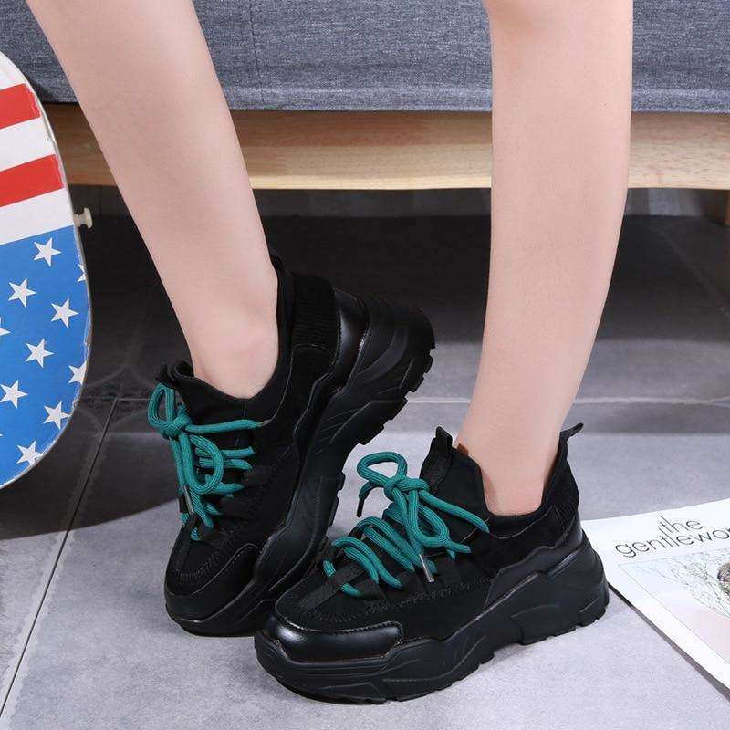 Platform Sneakers - Woman Fashion Spring Boots