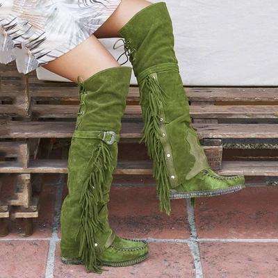 Bohemian Fringe Style - Woman Fashion Winter Boots