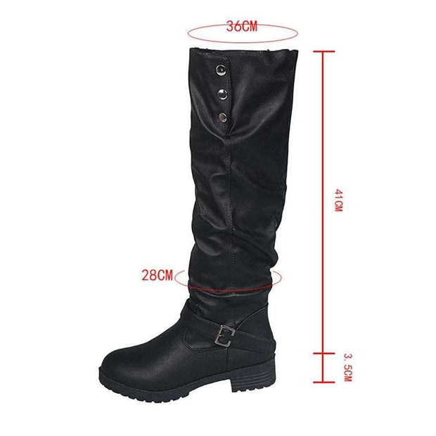 Round Head Long - Woman Fashion Winter Boots