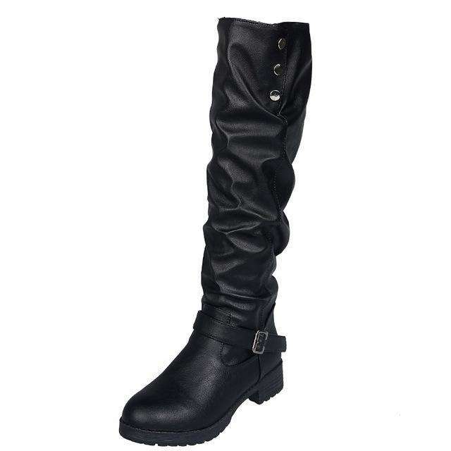 Round Head Long - Woman Fashion Winter Boots