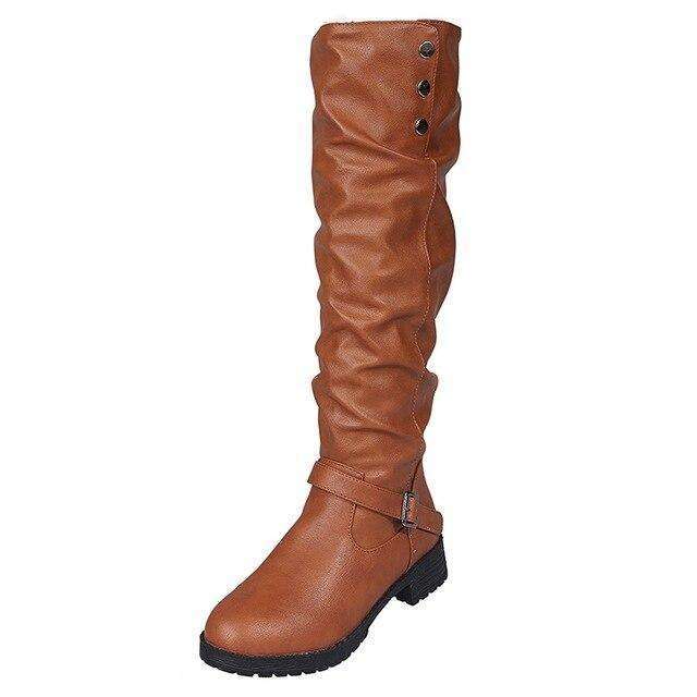 Round Head Long - Woman Fashion Winter Boots