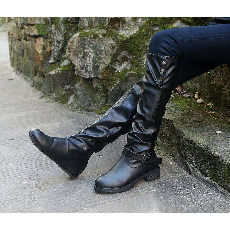 Round Head Long - Woman Fashion Winter Boots