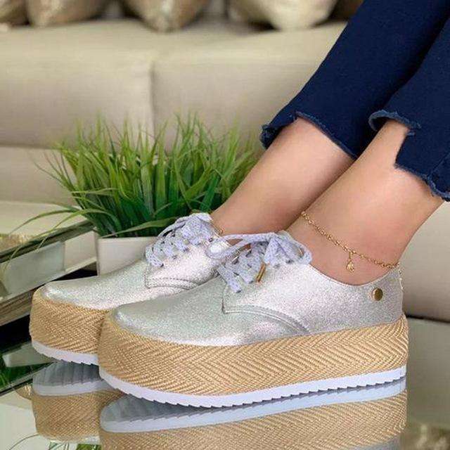 Espadrille Thick Canvas Flats Shoes