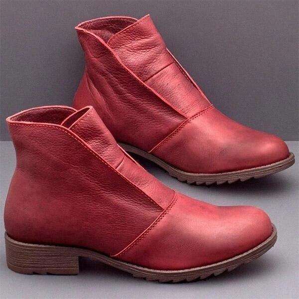 Ankle High Zipper Woman Fashion Boots