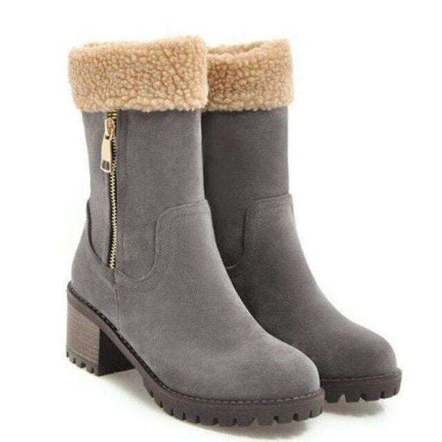 Warm Fur Ankle Winter Boots