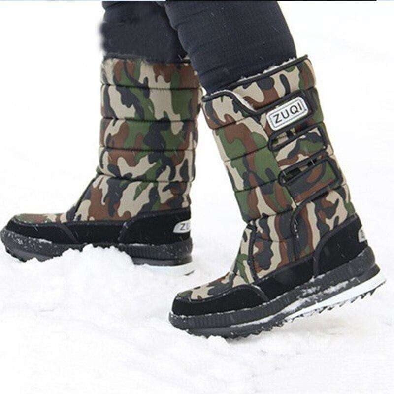 Warm Waterproof Winter Ankle Snow Boots