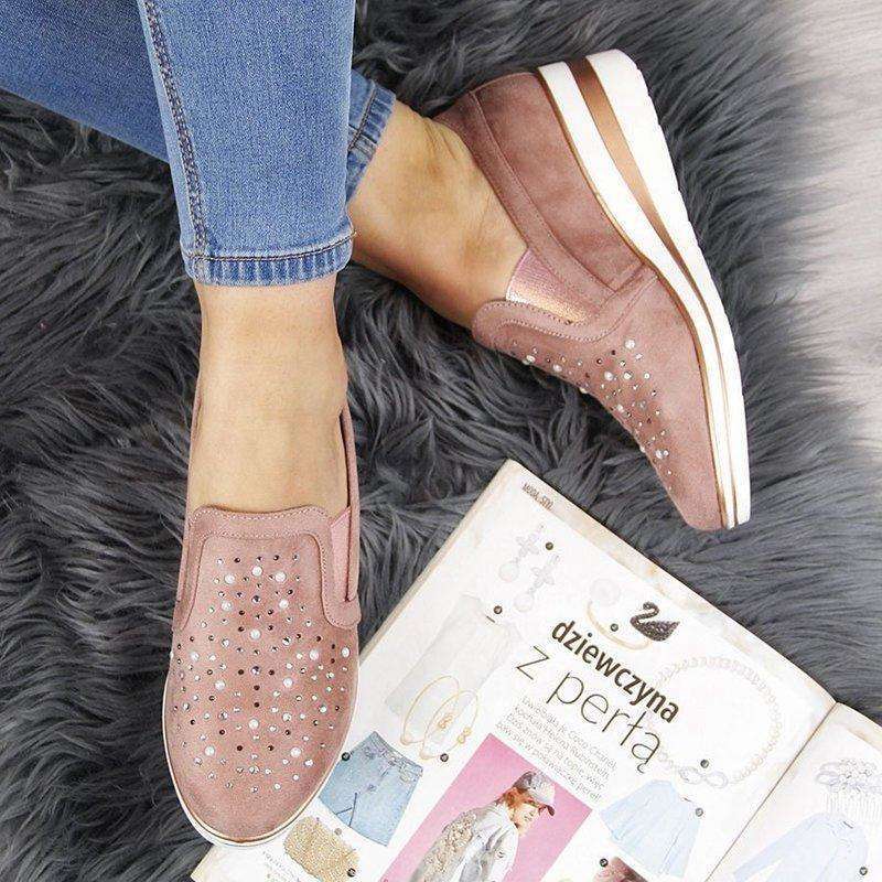 Creepers Cutouts Slip On Flats Moccasins Shoes