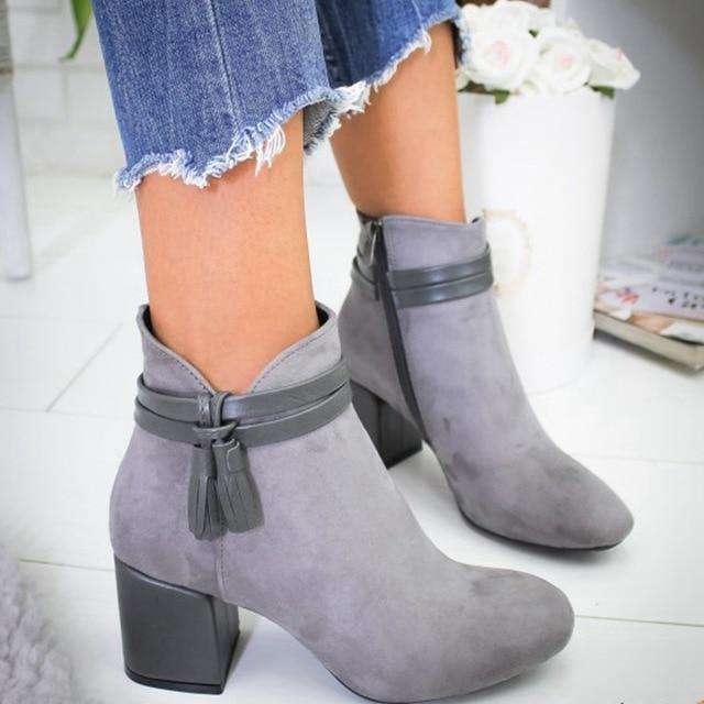 Party Style Western Stretch Fabric Boots