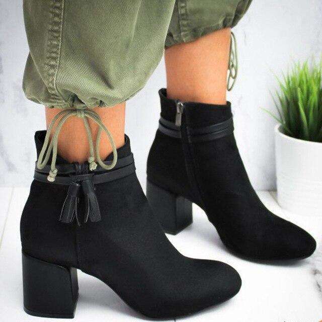 Party Style Western Stretch Fabric Boots