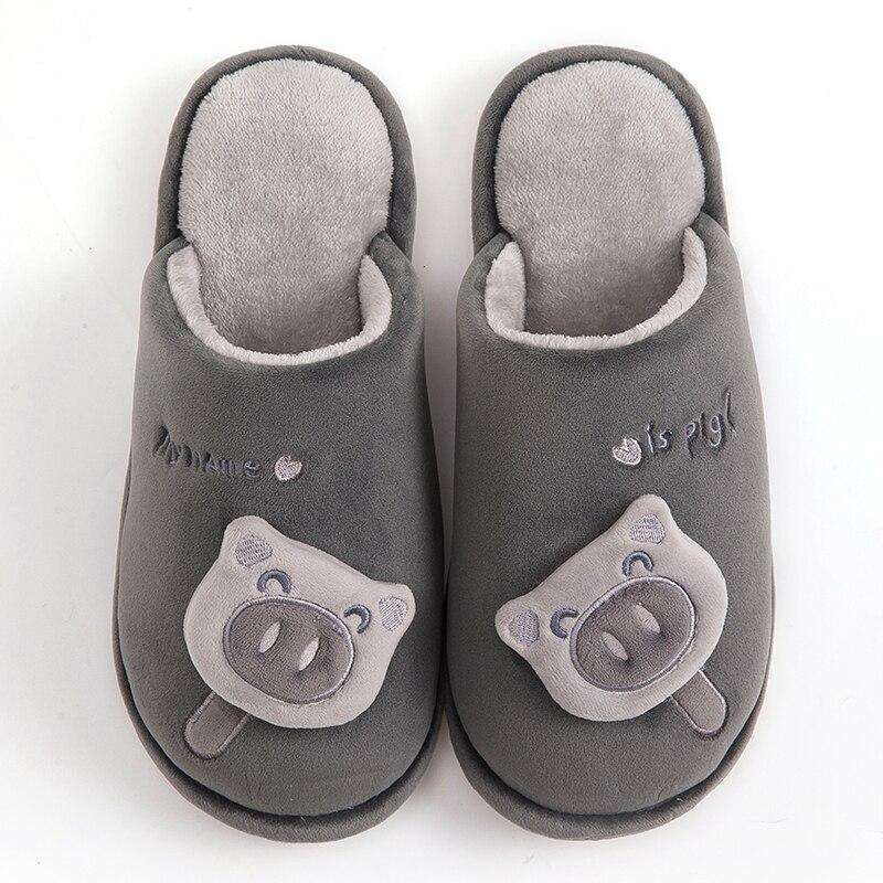 Casual Fur Pig Slippers For Home