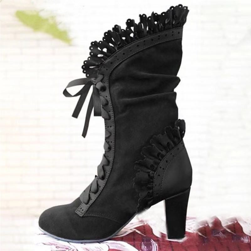 Women Lace Women's High Heel