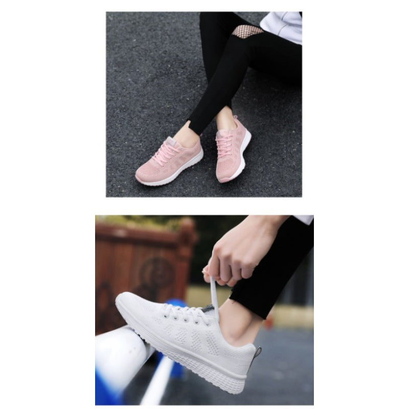 Women Casual Lace-Up Mesh Shoes