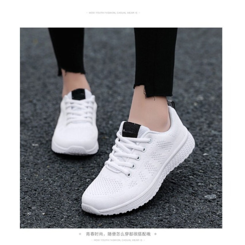 Women Casual Lace-Up Mesh Shoes