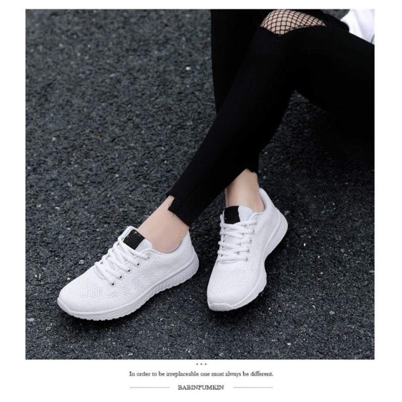 Women Casual Lace-Up Mesh Shoes