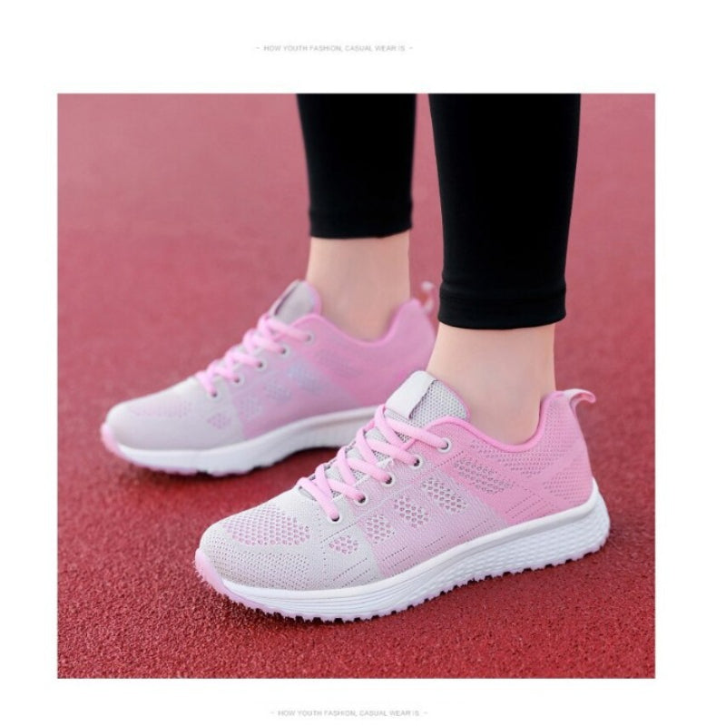 Women Casual Lace-Up Mesh Shoes