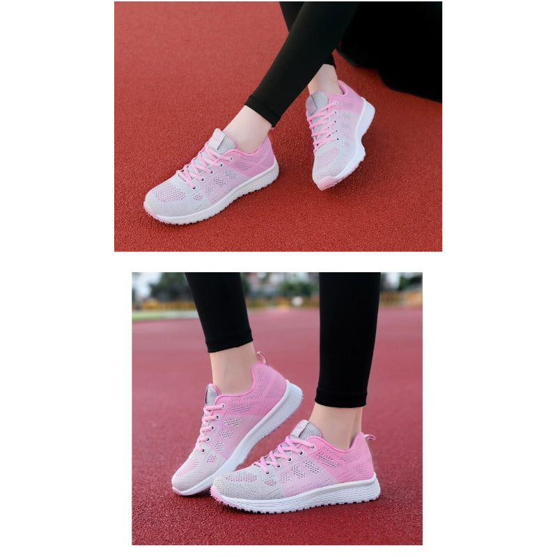 Women Casual Lace-Up Mesh Shoes