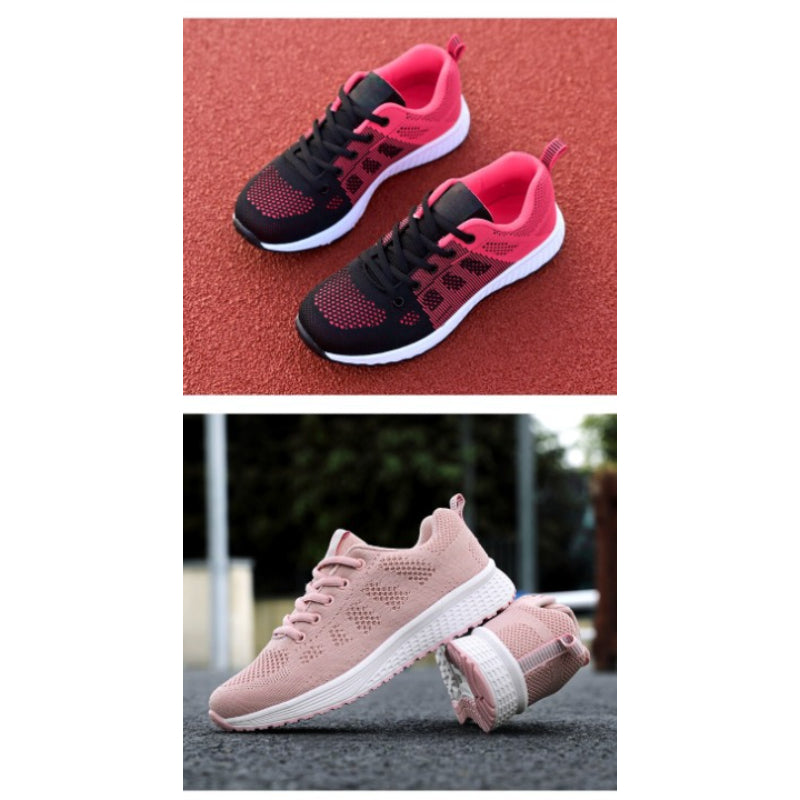 Women Casual Lace-Up Mesh Shoes