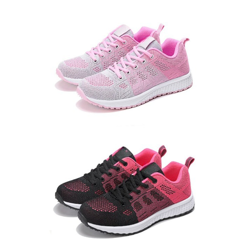 Women Casual Lace-Up Mesh Shoes